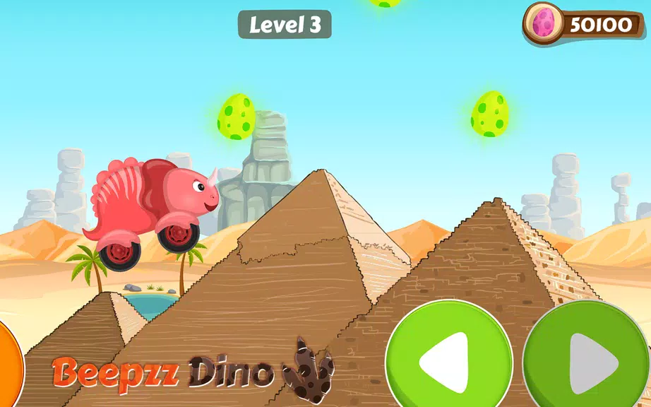 Car games for kids - Dino game Tangkapan skrin 1