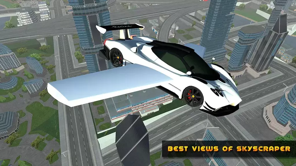 Flying Car Game driving Schermafbeelding 2