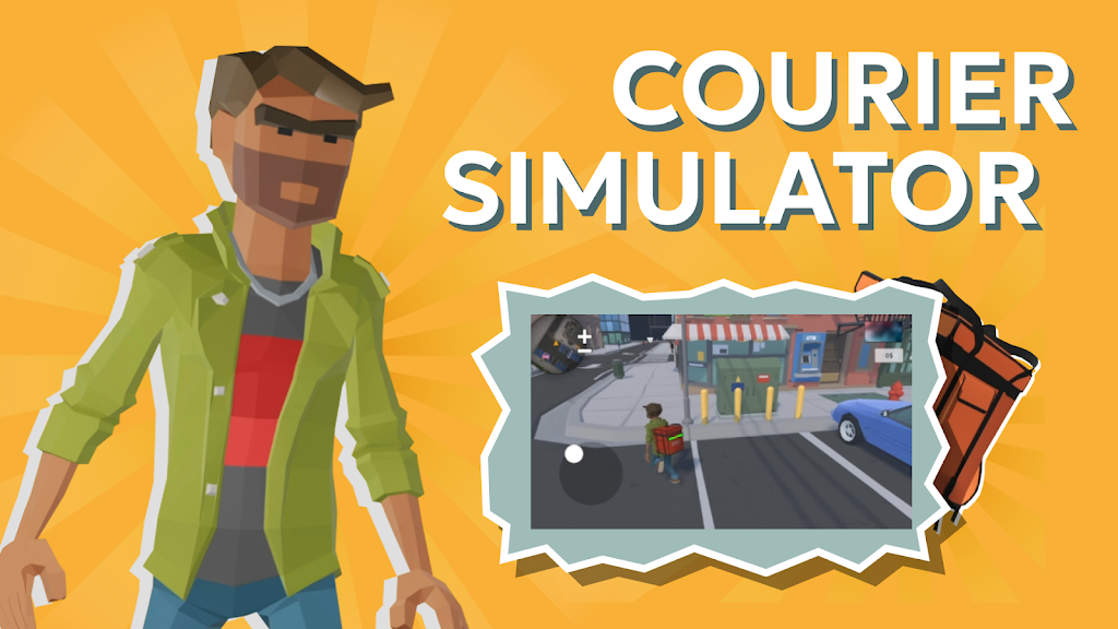 Courier Simulator ဖန်သားပြင်ဓာတ်ပုံ 0