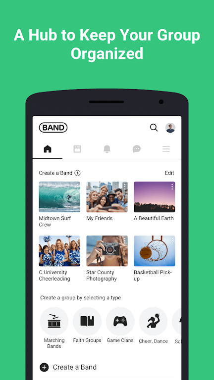 BAND - App for all groups Captura de tela 0