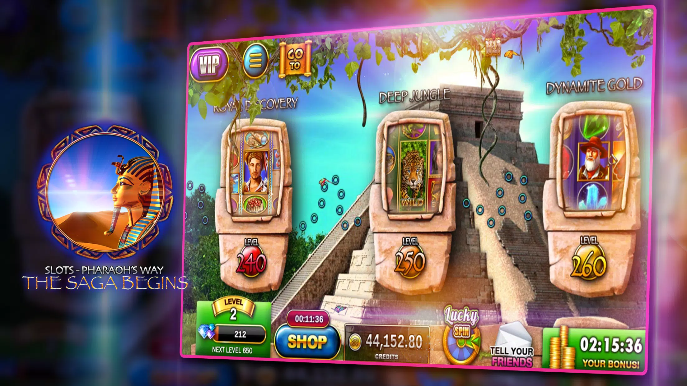 Slots - Pharaoh's Way Casino Captura de tela 0