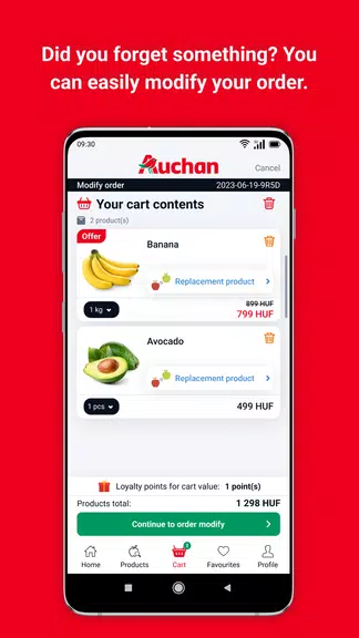 Auchan Online Áruház Capture d'écran 3