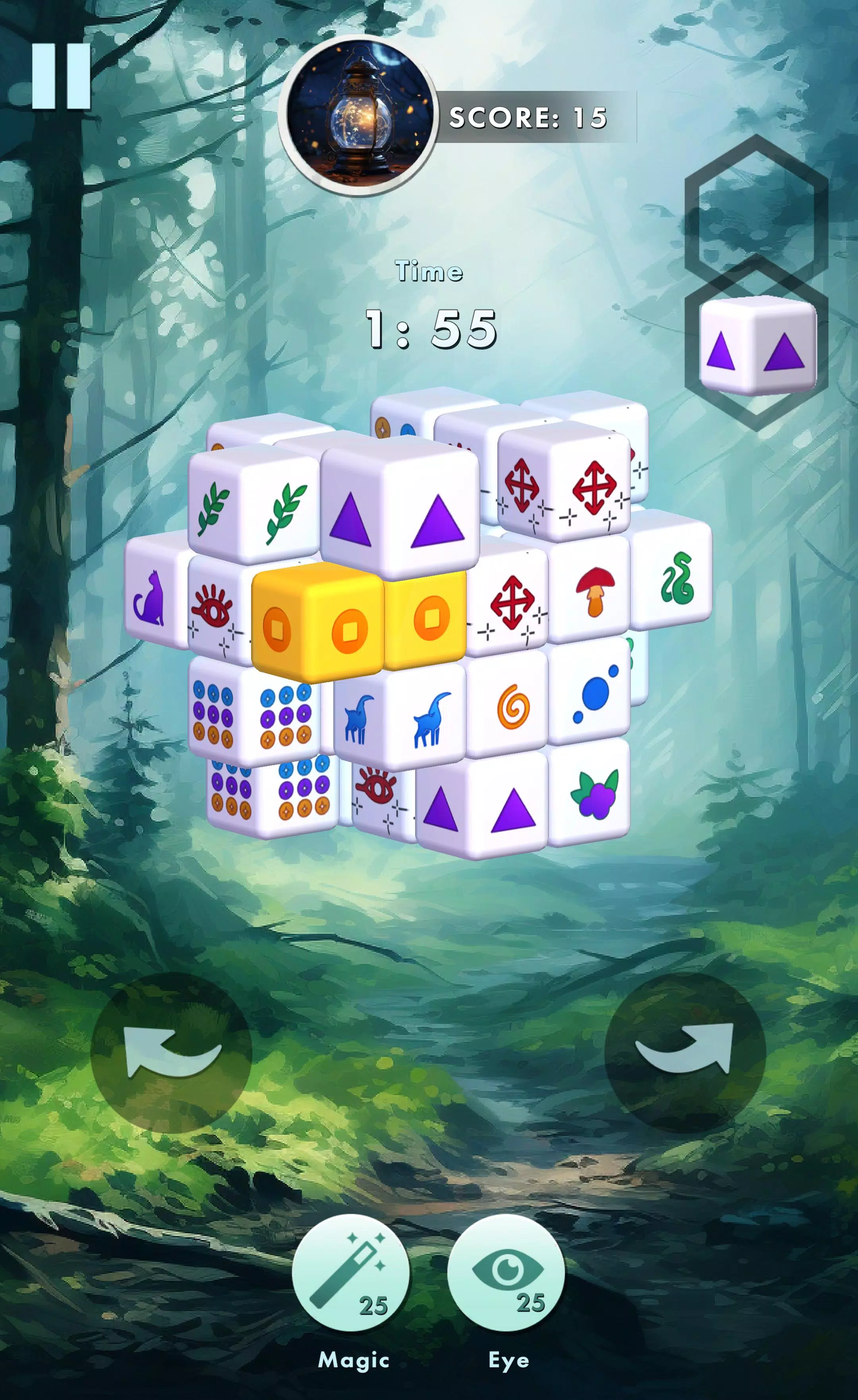 Mystic Mahjong tile match Скриншот 0