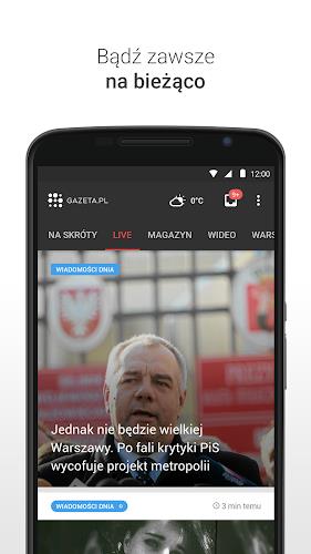 Gazeta.pl LIVE Wiadomości Captura de pantalla 0