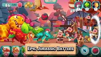 Dino Bash: Travel Through Time ภาพหน้าจอ 3