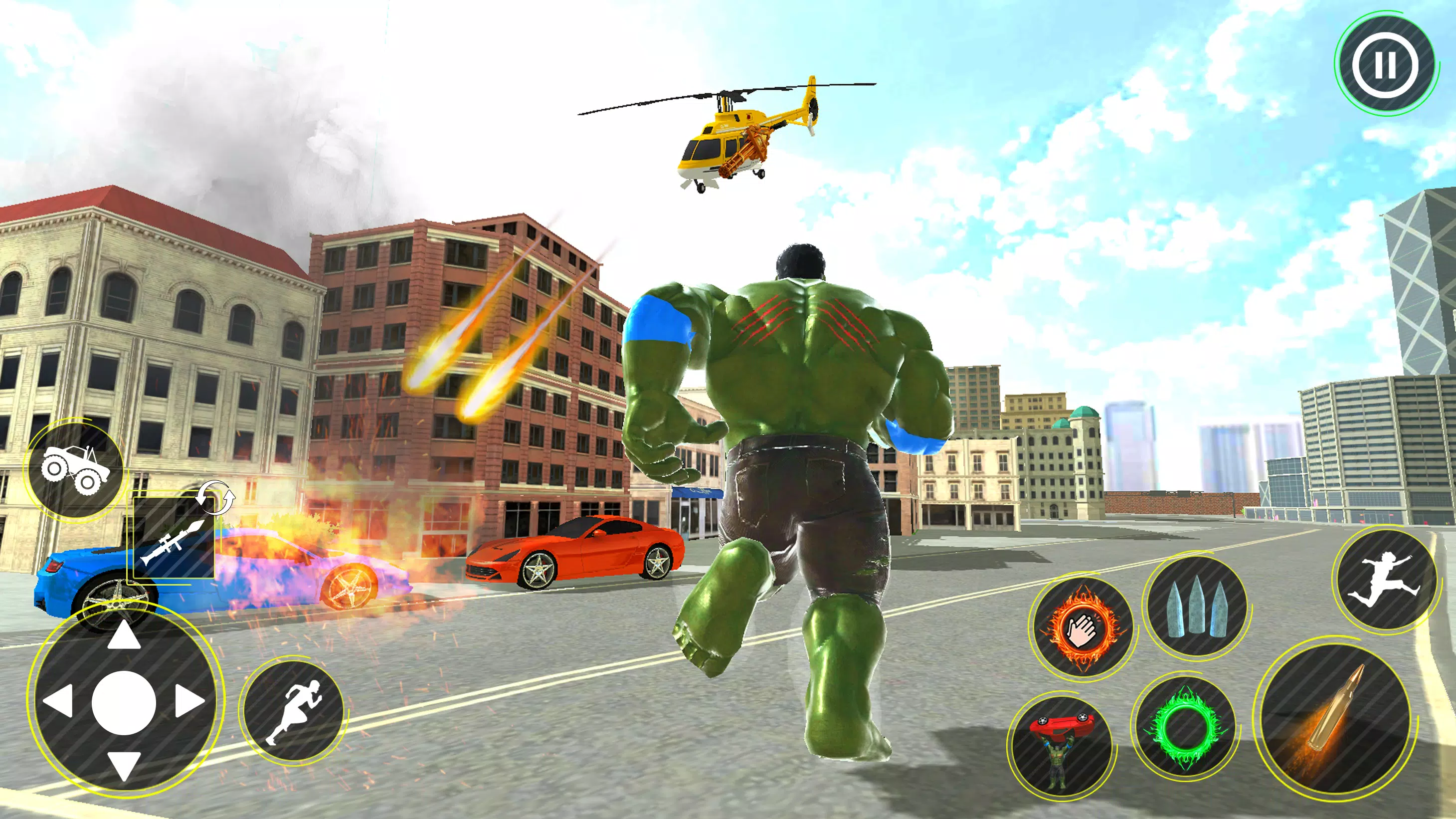 Incredible Monster Hero 3D War Tangkapan skrin 0