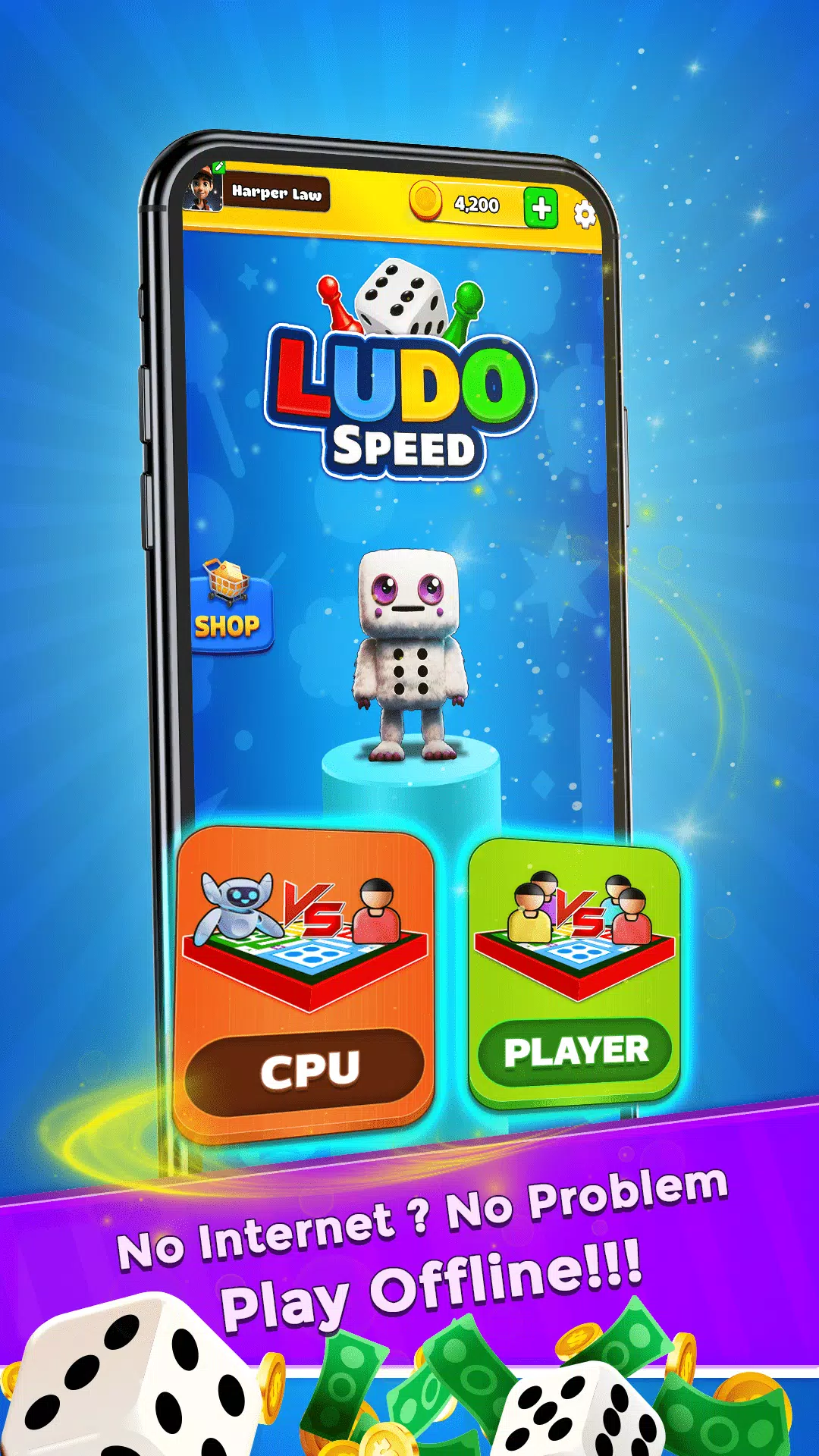 Ludo Speed - Dice Game Fun! Captura de pantalla 2