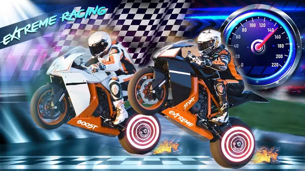 MotorBike Racing Simulator 3d Zrzut ekranu 0