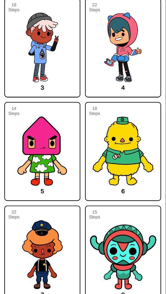 How to draw Toca 스크린샷 1