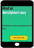 MetroOpinion Survey Rewards Captura de pantalla 2