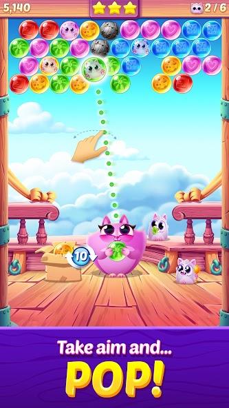 Cookie Cats Pop - Bubble Pop Mod Captura de pantalla 2