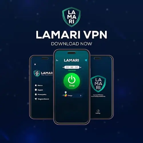 Lamari VPN - Fast & Proxy Schermafbeelding 0