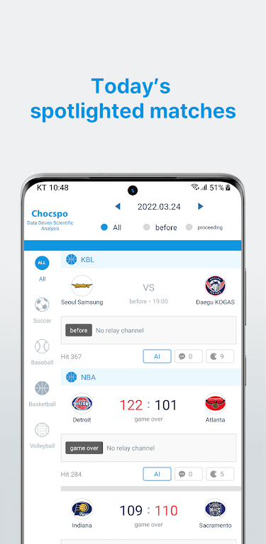 ChocSpo - AI Sports Prediction应用截图第1张