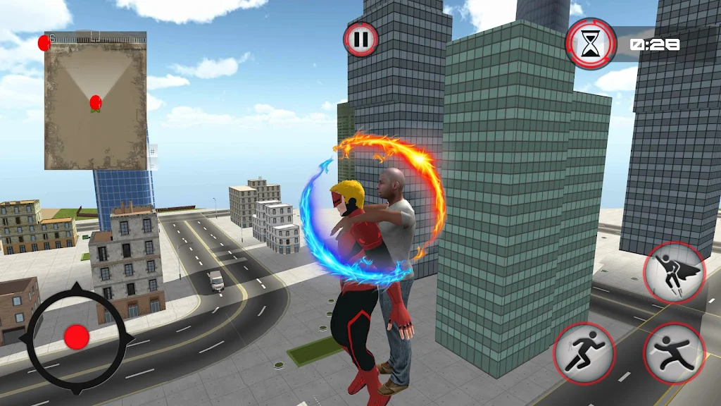 Superhero: Monster City Battle Screenshot 0