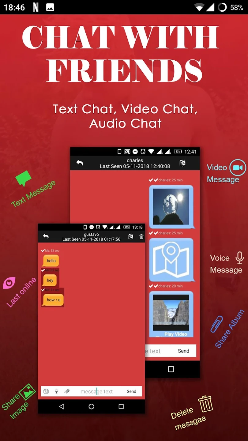 Schermata Qboyss: Gay Chat & Video Dating App 2