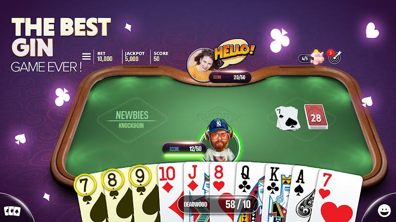 Gin Rummy Extra - Online Rummy Screenshot 0