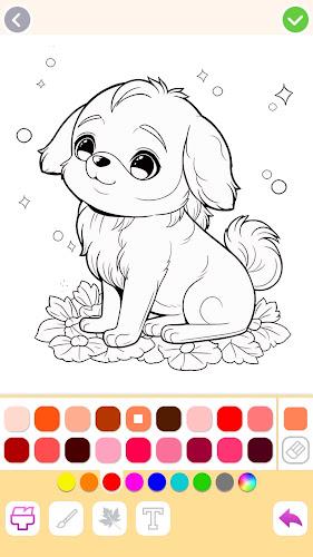 Animal coloring pages games Screenshot 0