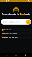 Ford radio code generator Скриншот 0