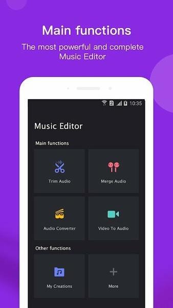 Free Music Editor - Audio, MP3, MP4 Screenshot 0