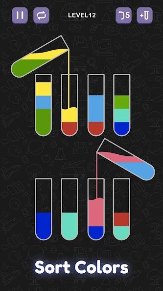 Water Sort Puzzle - Sort Color Mod应用截图第2张