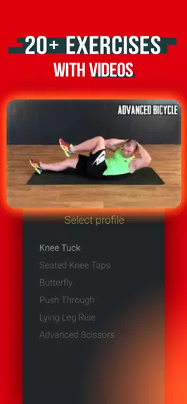 Schermata Abs Workout: Six Pack at Home 2