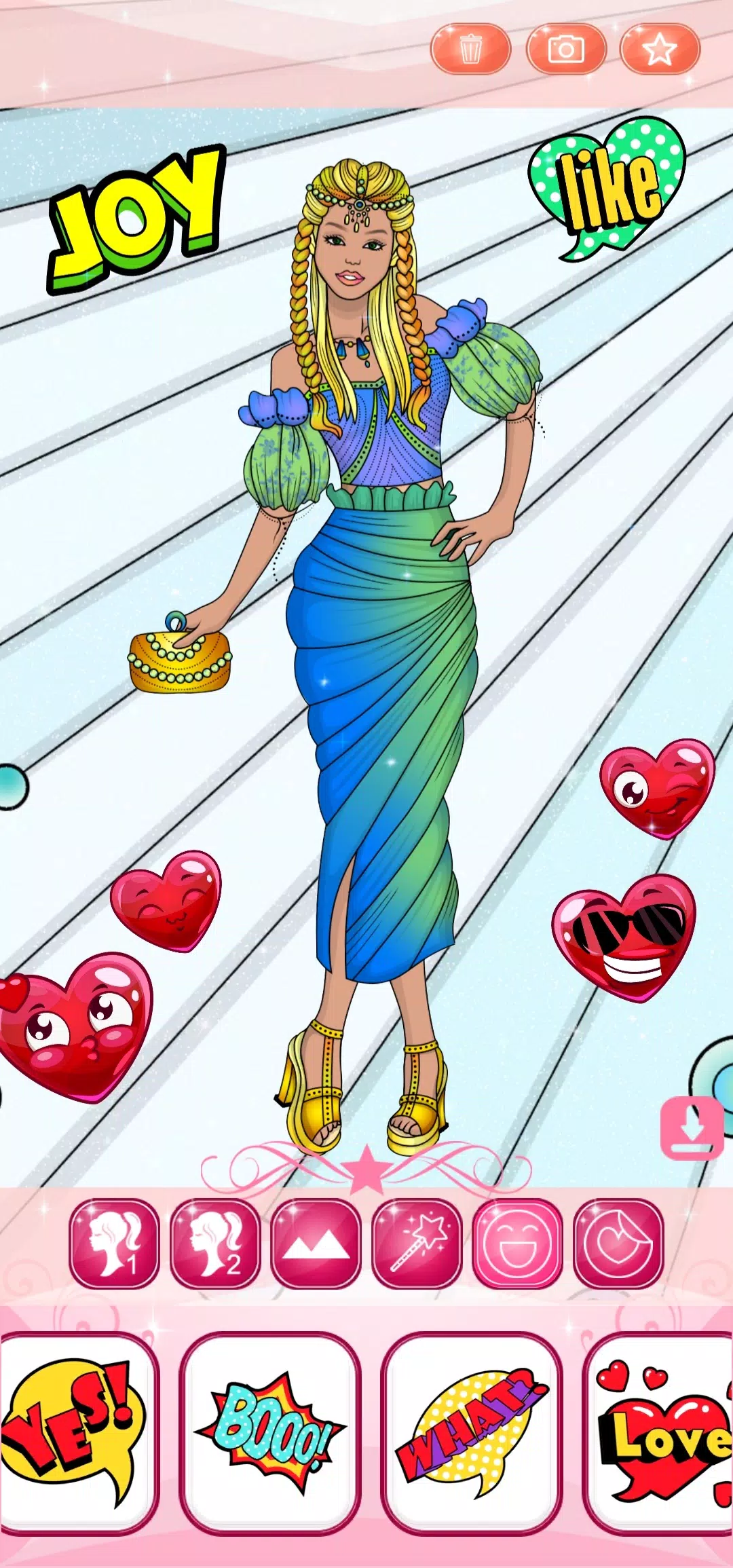 Dress Up Games & Coloring Book Captura de tela 2