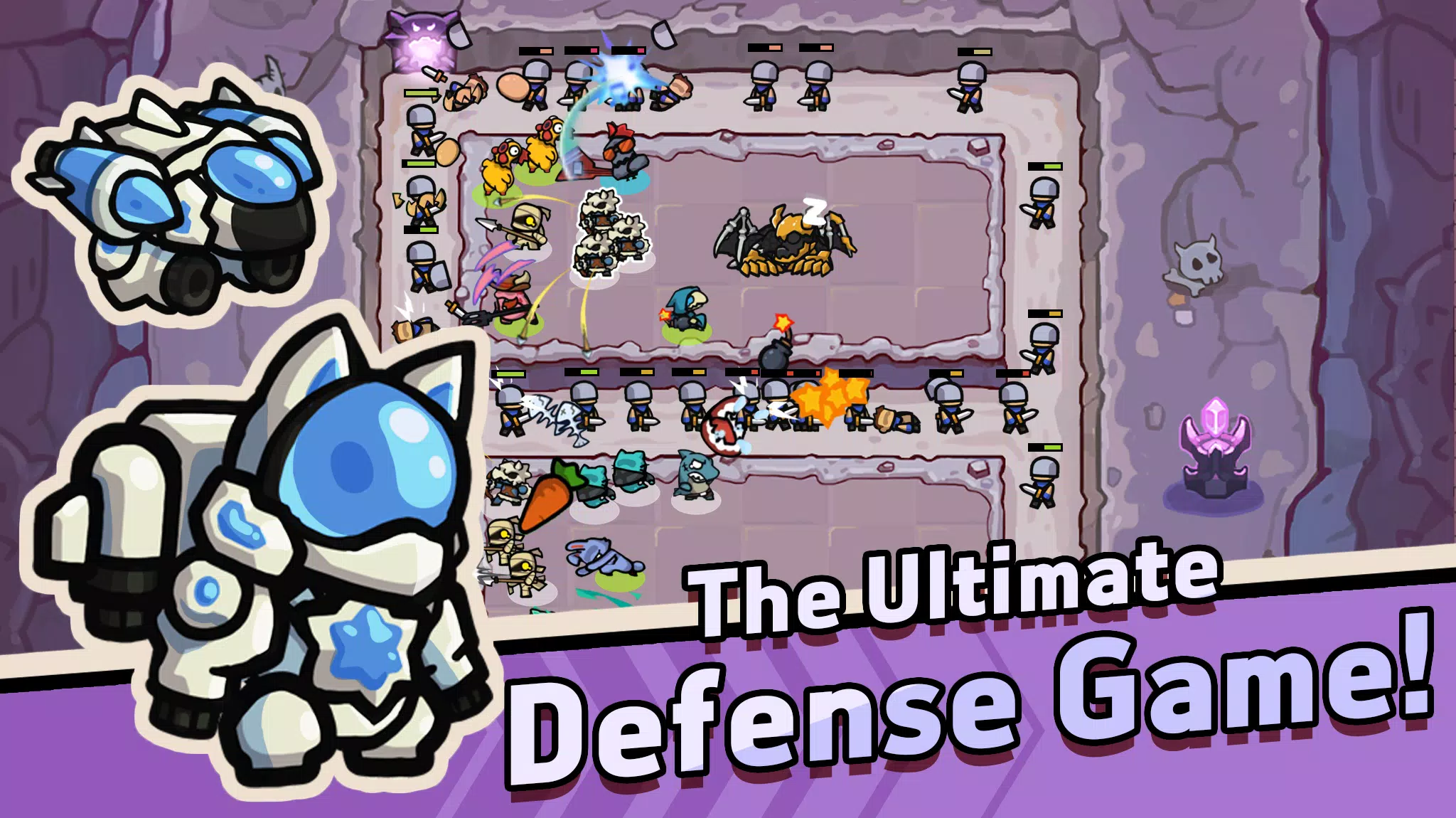 No Invade Pls : Defense Game ภาพหน้าจอ 0