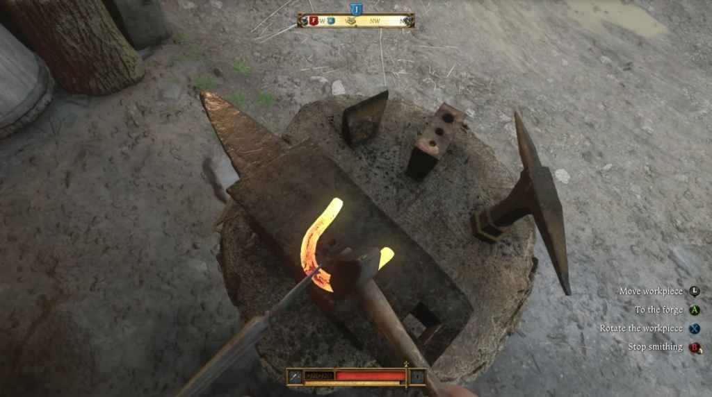 Krallık Gelin Kurtuluş 2 POV Demirci Bir Horseshoe Dövüyor