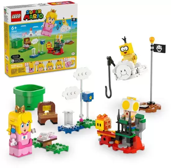 Lego Super Mario Adventures z zestawem brzoskwiniowym