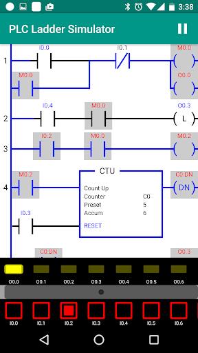 PLC Ladder Simulator Capture d'écran 2