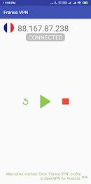 France VPN -Plugin for OpenVPN Capture d'écran 1