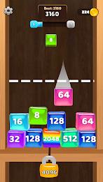 Jelly Cubes 2048: Puzzle Game स्क्रीनशॉट 1