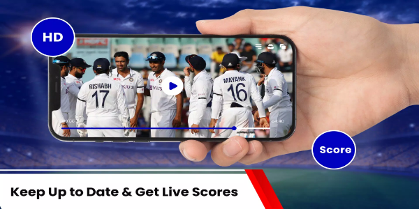 Live Cricket TV HD: Streaming Captura de tela 2