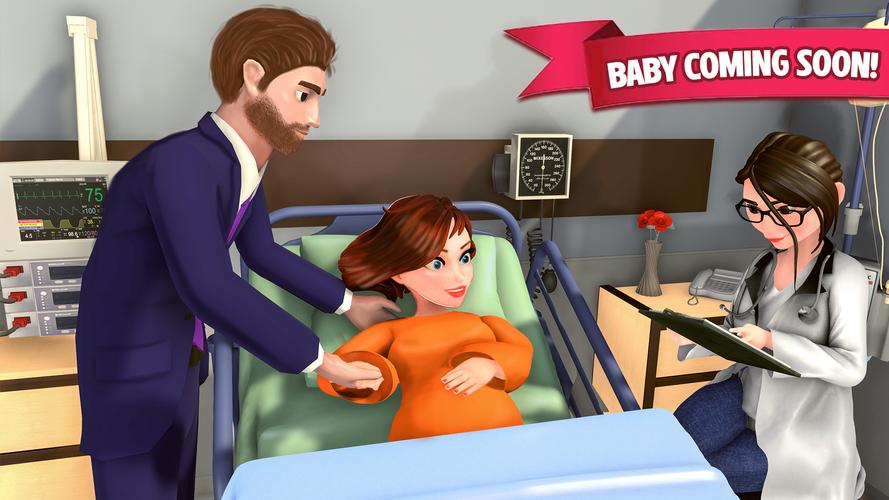 Pregnant Mom Simulator 3d Capture d'écran 2