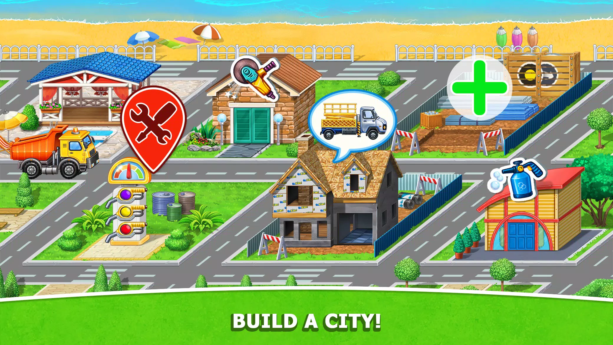 Kids Truck: City Builder Games স্ক্রিনশট 0