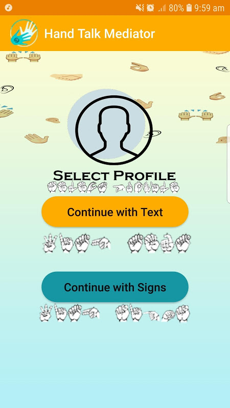 Hand Talk Mediator Ekran Görüntüsü 2
