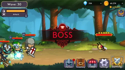 Mobile Heroes: Idle Heroes RPG Screenshot 1