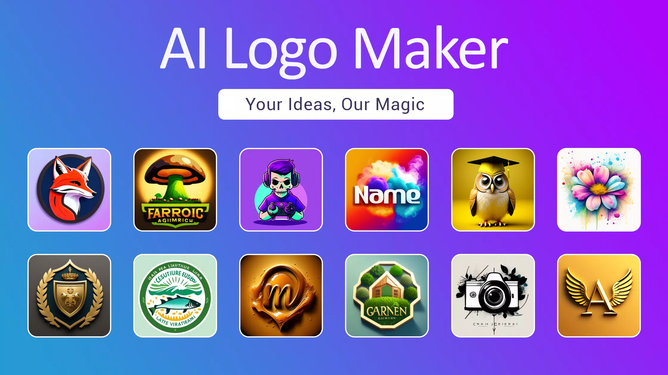Logo maker AI Logo generator Capture d'écran 0
