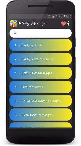 Flirty Messages - Flirty Texts Captura de pantalla 0