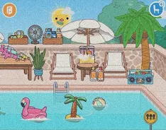 Toca Boca Pool Ideas Ảnh chụp màn hình 1