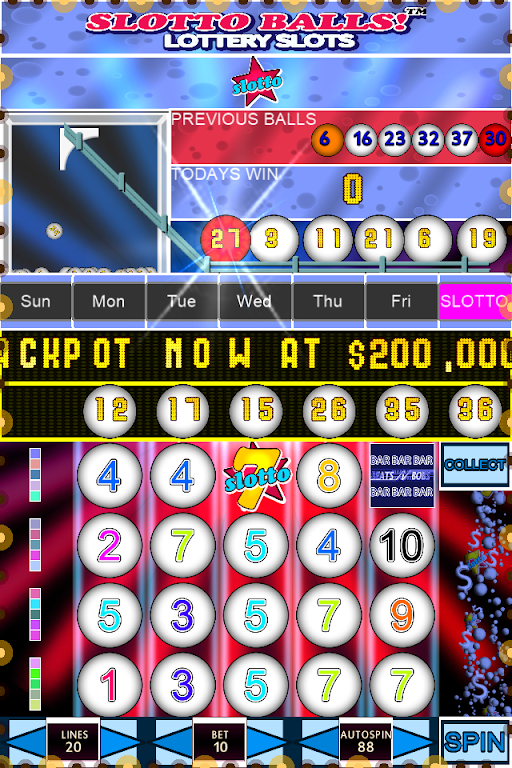 Slotto Balls™ Lottery Fruit Machine Captura de pantalla 1