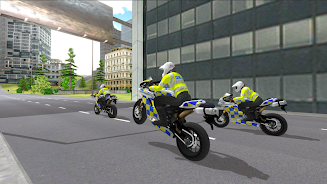 Police Motorbike Simulator 3D スクリーンショット 1