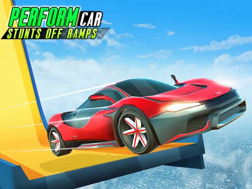 Hot Cars Fever-Car Stunt Races Tangkapan skrin 1