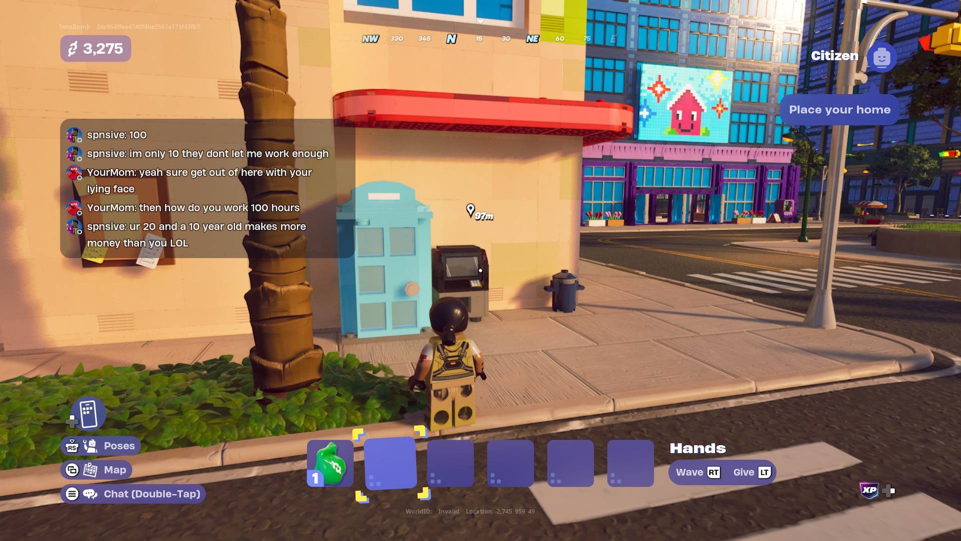 LEGO Fortnite World တွင်  ATM တိုင်းကို ရှာပါ။