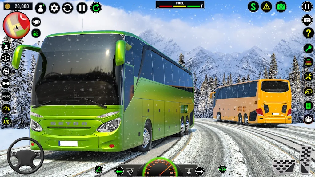 US Luxury Bus Driving Game 3D スクリーンショット 2