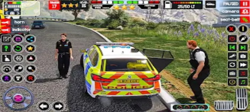 Police Car Game Police Sim 3D Capture d'écran 0