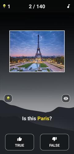 Capitals of the World - Quiz 1 Captura de tela 2