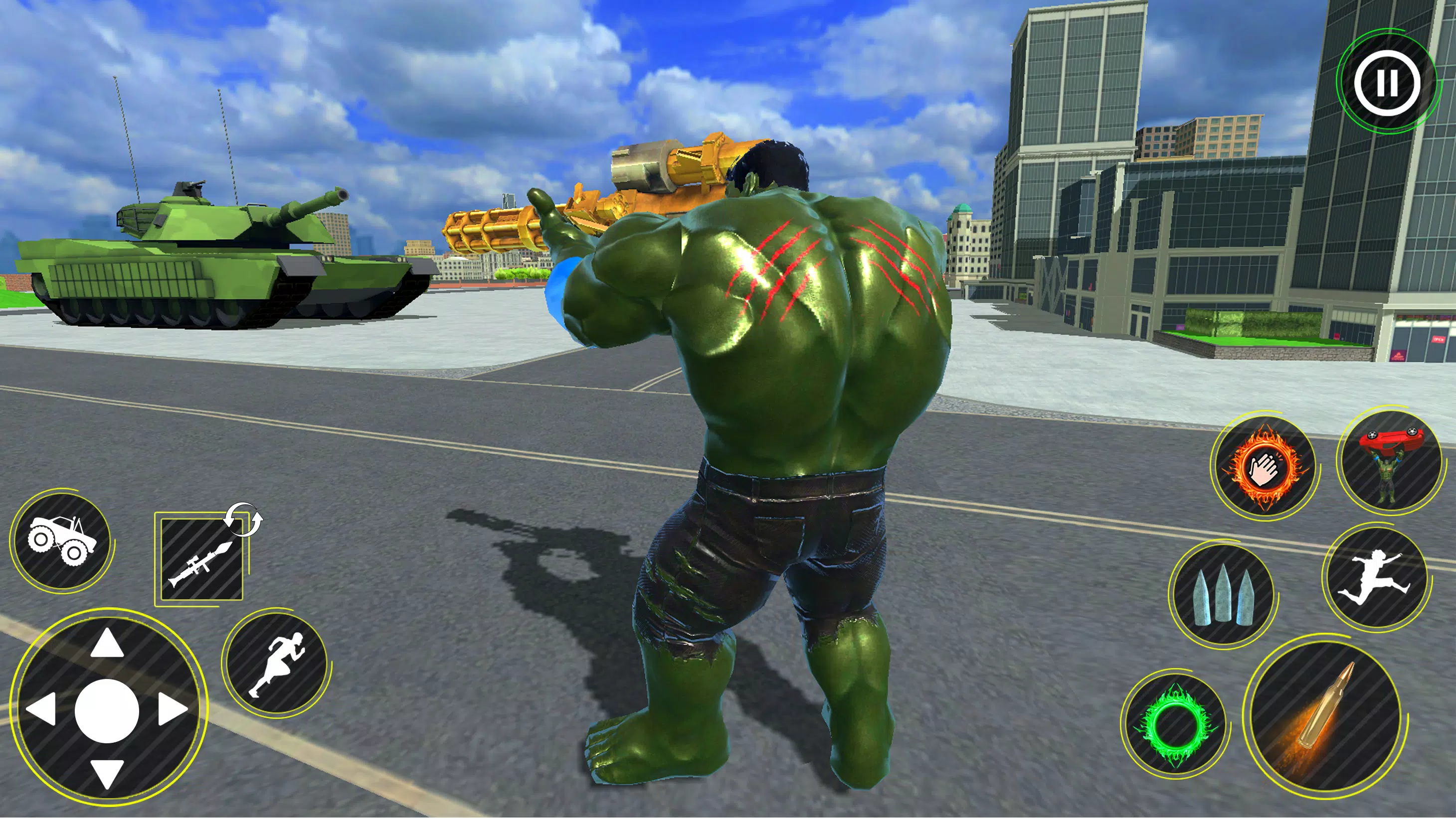 Incredible Monster Hero 3D War Tangkapan skrin 2