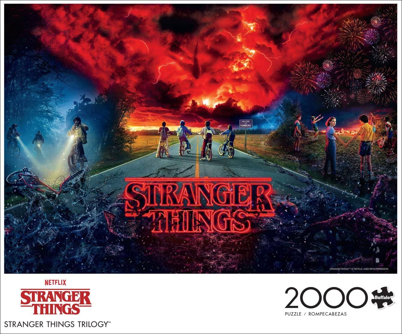 Buffalo Games - Stranger Things Trilogy - 2000 Piece Jigsaw Puzzle