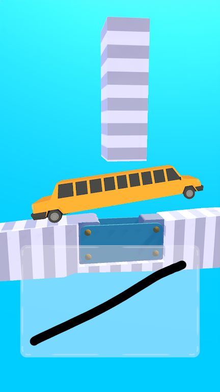 Car Climber: Draw Bridge 3D Screenshot 0